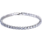 Shein Nooxian 1 Men's Hip Hop Diamond Bracelet Sparkling Unisex Micropaved Zirconia Bracelet