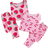 Shein 2pcs Young Girl Strawberry & Cherry Pattern Snug Fit Long Sleeve Pajamas Set, Sold Separately