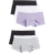 H&M Cotton Boxer Briefs 5-pack - Light Purple/Black (0561307082)