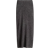 H&M Glittery Rib-Knit Skirt - Black/Silver-Coloured