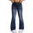 Shein Tween Girl Y2K Retro Washed High Waist Cat Whisker Washed Flare Leg Jeans,Tween Girl Fall Clothes Back To School Streetwear Outfits