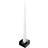 STOFF Nagel Reflect Black Chrome Candlestick 3.2cm