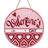 Happy Valentine's Day Love Hearts Red/Pink Wall Decor 30.5x30.5cm