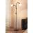 Living and Home Modern Black/White Floor Lamp 180cm