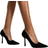 Glamorous Pointed High Heel Pumps - Black