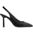 H&M Square-toe Slingback Court Shoes - Black