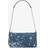 Michael Kors Empire Medium Splattered Denim Chain-Link Pochette - Blue