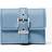 Michael Kors Colby Small Leather Tri-Fold Wallet - Blue