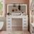 Brayden Studio Carien with Mirror 140 cm H x 110 cm W x 40 cm D Dressing Table 40x110cm