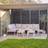 Pacific Lifestyle Aruba Corner Seating with Adjustable Table - Beige Outdoor Lounge Set
