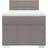 vidaXL Ramsäng Med Madrass 80x200 cm Taupe Kontinentalsäng