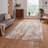 Think Rugs Modern Abstract Area Rug 80 x 150 cm Brown, Bronze