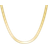Camilla Krøyer Jewellery Flad Slangekæde 6mm - Gold