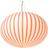 Established & Sons Filigrana S4 Ellipse Ø45 Rote Streifen Pendelleuchte ∅ 45cm