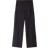 Bershka Mörkgrå figursydda byxor med vida ben-Grå/a