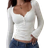 Shein pc Womens Slim Fit Long Sleeve TShirt