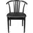 Jané Dining Lacquered Black Køkkenstol 80cm