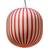 Established & Sons Filigrana Light S2 Cylinder Ø22 Red Canes Pendel ∅ 22cm
