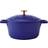 Masterclass Cast Aluminium Electric Blue Casserole Dish 2.5 Litre with lid 2.5 L 20 cm