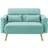 Yaheetech Upholstered Loveseat Aquamarine Sofa 116.5cm 2 Seater