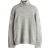 H&M Fine-Knit Mock Turtleneck Sweater - Gray
