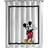 Jay Franco Disney Mickey Mouse Fabric Shower Curtain