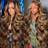 30 Inch Honey Blonde Ombre Lace Front Wig