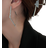 Shein 1pair Delicate Geometric Diamond Shaped Alloy Earrings For Women, Fashionable And Versatile