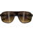PrettyLittleThing Chocolate Slim Aviator Sunglasses - Chocolate