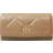Tory Burch Kira Diamond Quilt Flap Wallet - Taupe Oak