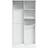 vidaXL Vit 100 x 50 x 200 cm Garderob 100x200cm