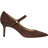 Ralph Lauren Lanette Mary Jane Pump Women's Dark Brown Heels Pumps