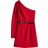 H&M Belted One-Shoulder Dress - Red