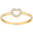 Siersbøl Heart Ring - Gold/Transparent