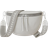 Kmisso Damen Crossbody Umhänge Hand Tasche - White