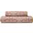 Dunelm Global Tile Bath Towel Pink (127x70cm)