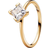Pandora Nova 14k Gold Lab-grown Diamond Ring 14k Gold Lab-Grown Diamond Sz. Clear