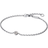Pandora Brilliance Lab-created 0.15 ct tw Diamond Chain Bracelet Clear 6.3 in