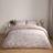 OHS Tropical Leaf Set King Duvet Cover Natural, White (230x220cm)