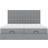 vidaXL Ottoman Med Madrasser 180x200 cm Tyg Ramsäng 180x203cm