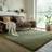 Dunelm Cosy Soft Green 200x200cm