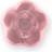Gesichtsreinigungsbürste Sonic Clean 7,5 cm - Rosa