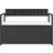 vidaXL 4103836 - Black Outdoor Sofa