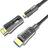 Atzebe HDMI Fiberkabel 15 m 4K 2.0 Stöder 15.2m