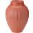 Knabstrup Keramik Ribbed 20 cm Coral Vase