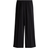 H&M Wide Crease-Detail Trousers - Black