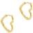 Aqua Dulce Hoops LOVE ME HEART