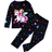 Shein Glow In Dark Unicorn Long Pants Set - Solid Color