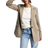 Pull&Bear Oversized Blazer - Taupe Brown