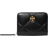 Tory Burch Small Kira Diamond Quilt Zip Around Wallet - Black